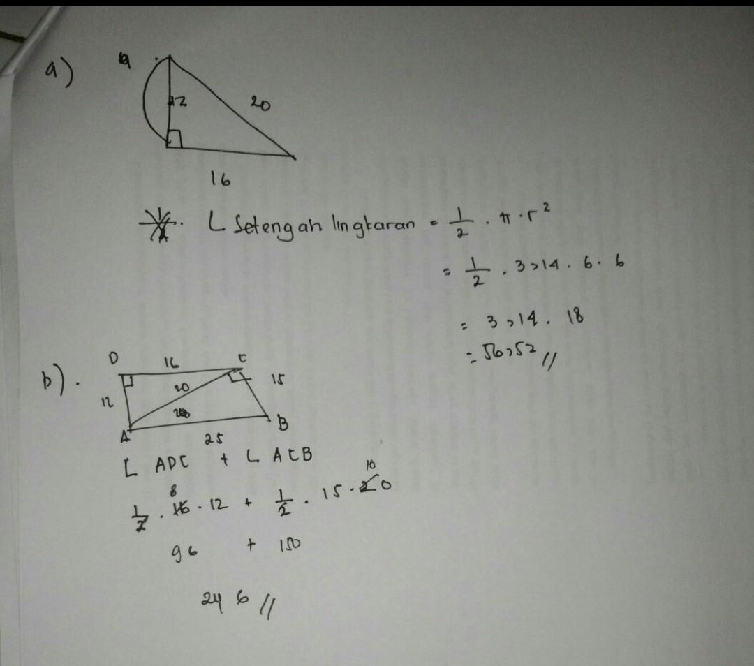 Detail Tentukan Luas Daerah Yang Diarsir Dari Setiap Gambar Berikut Nomer 7