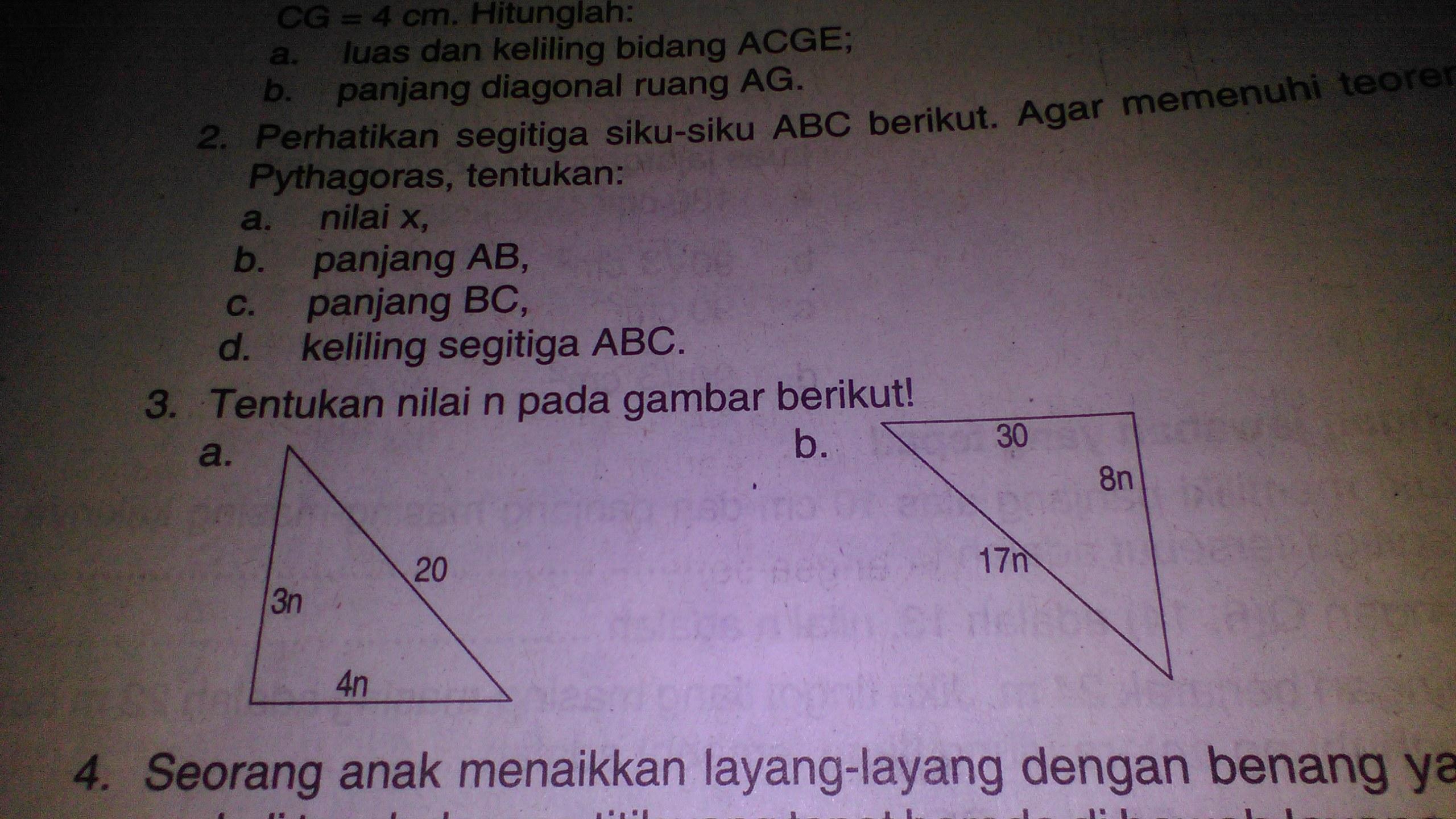 Detail Tentukan Nilai A Pada Gambar Berikut Nomer 17