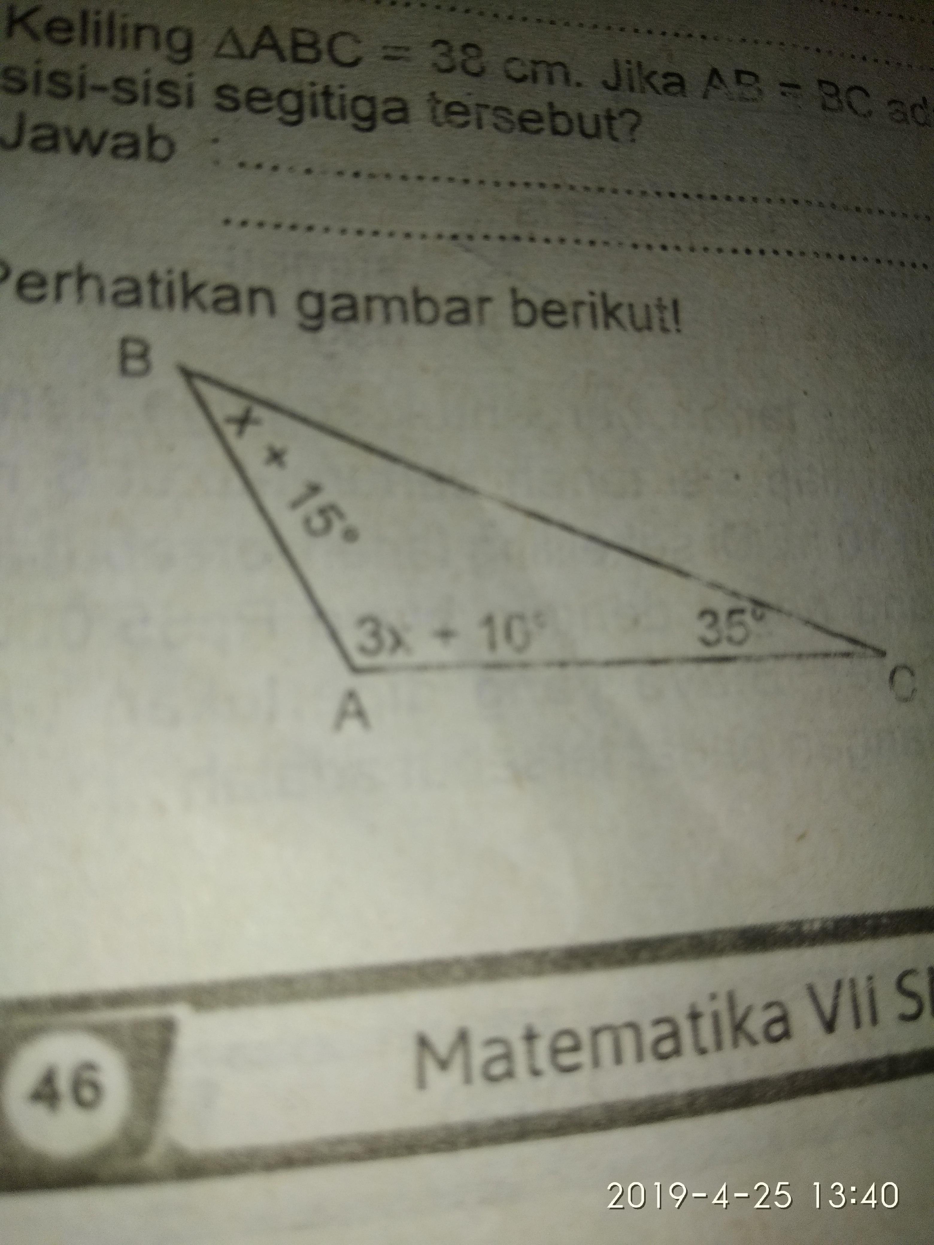 Detail Tentukan Nilai A Pada Gambar Berikut Nomer 24