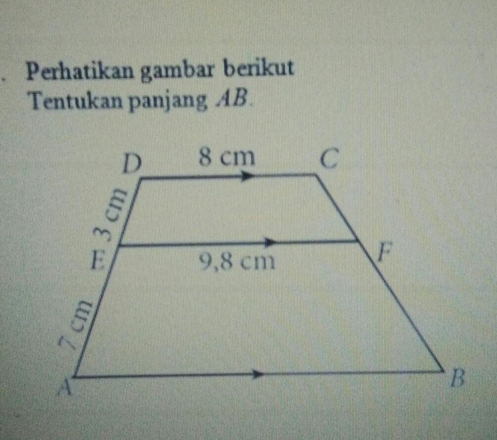 Detail Tentukan Panjang Ab Dari Gambar Berikut Nomer 12