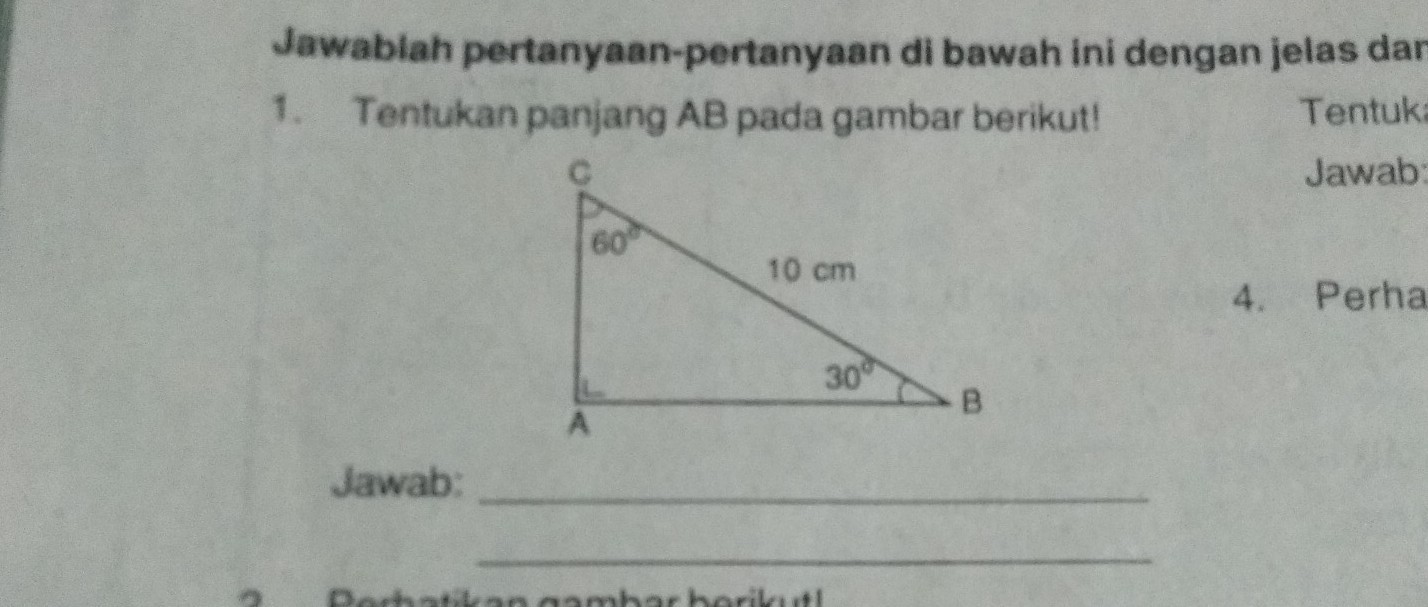 Detail Tentukan Panjang Ab Dari Gambar Berikut Nomer 19