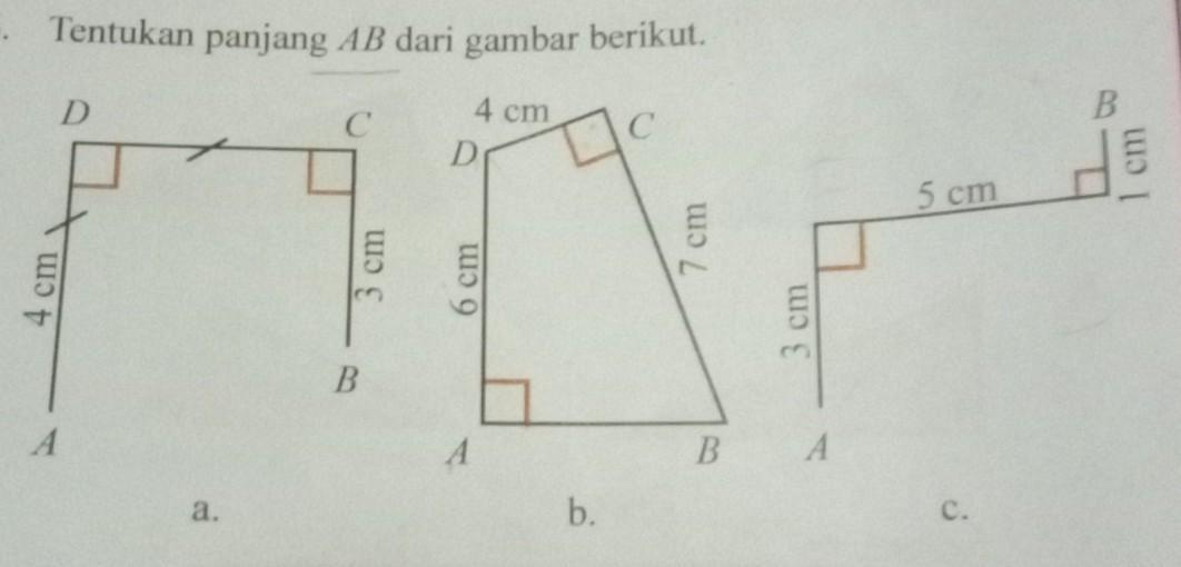 Detail Tentukan Panjang Ab Dari Gambar Berikut Nomer 58