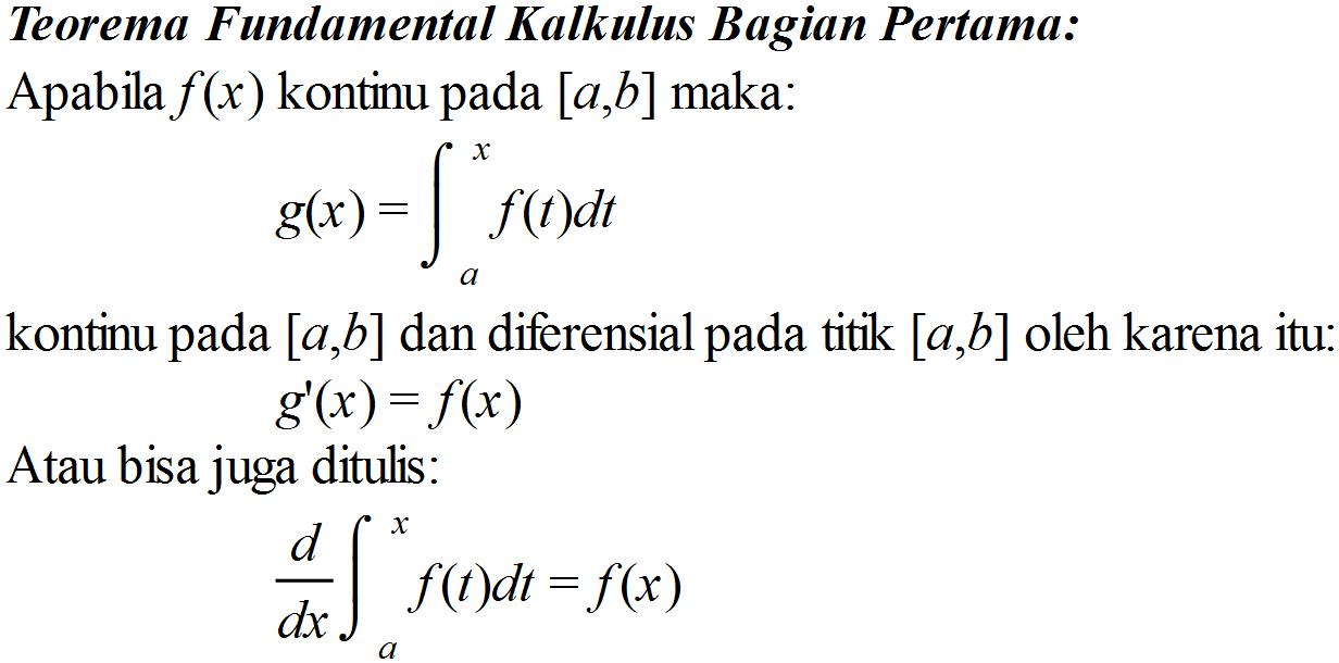 Detail Teorema Fundamental Kalkulus Nomer 3