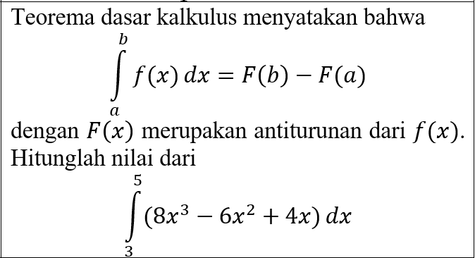 Detail Teorema Fundamental Kalkulus Nomer 39