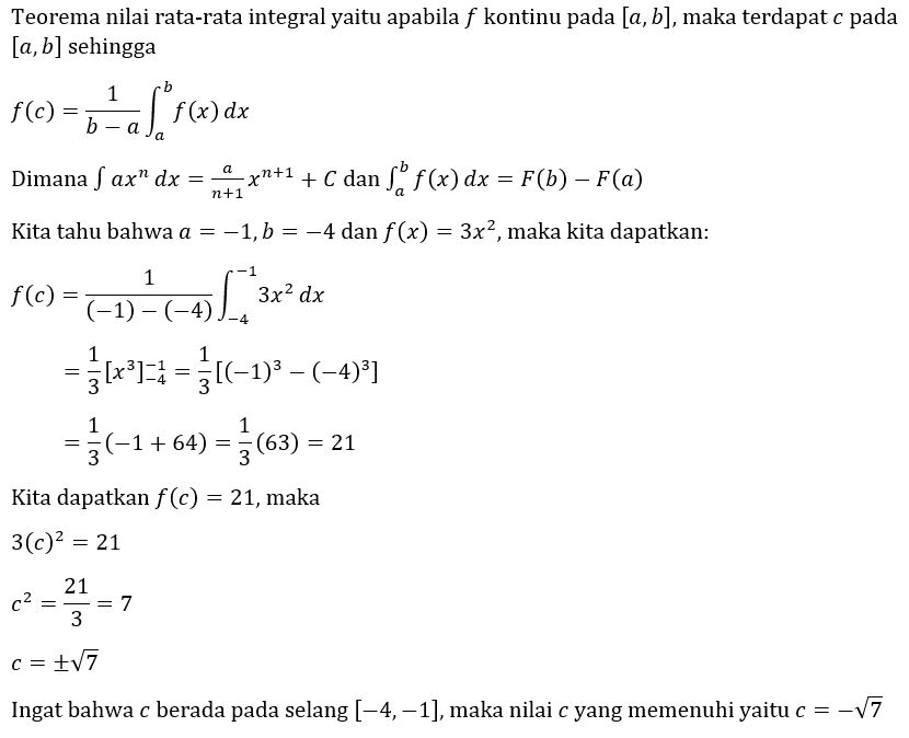 Detail Teorema Nilai Rata Rata Nomer 14