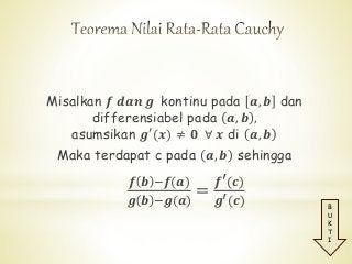 Detail Teorema Nilai Rata Rata Nomer 20