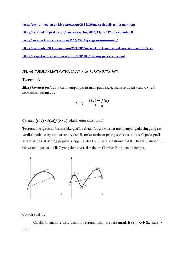 Detail Teorema Nilai Rata Rata Nomer 22