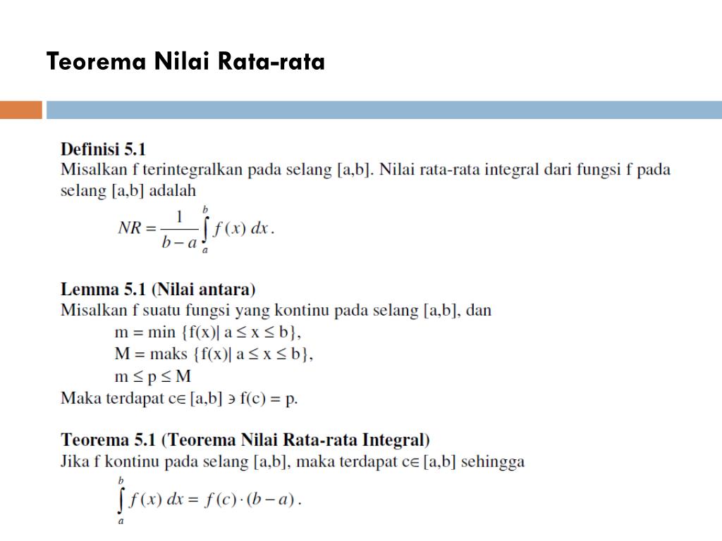 Detail Teorema Nilai Rata Rata Nomer 24