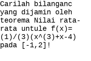 Detail Teorema Nilai Rata Rata Nomer 45
