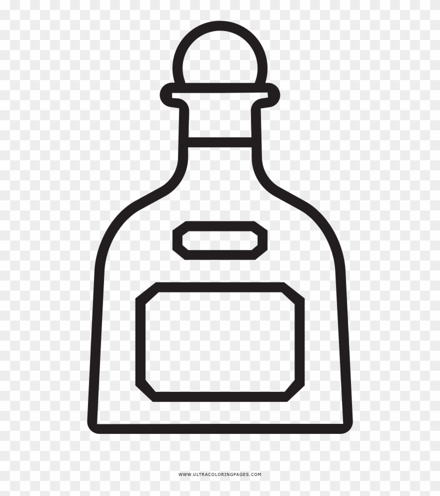 Tequila Bottle Clipart - KibrisPDR