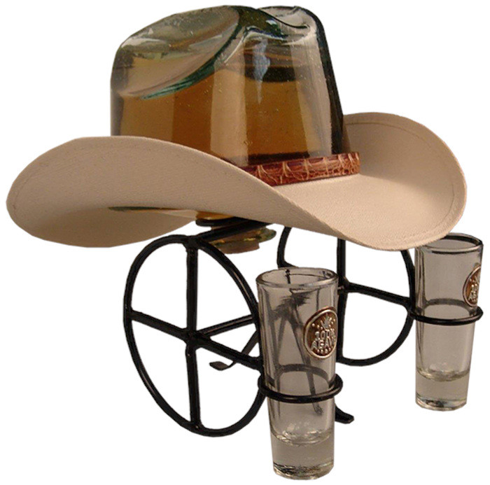 Detail Tequila Cowboy Hat Bottle Nomer 9