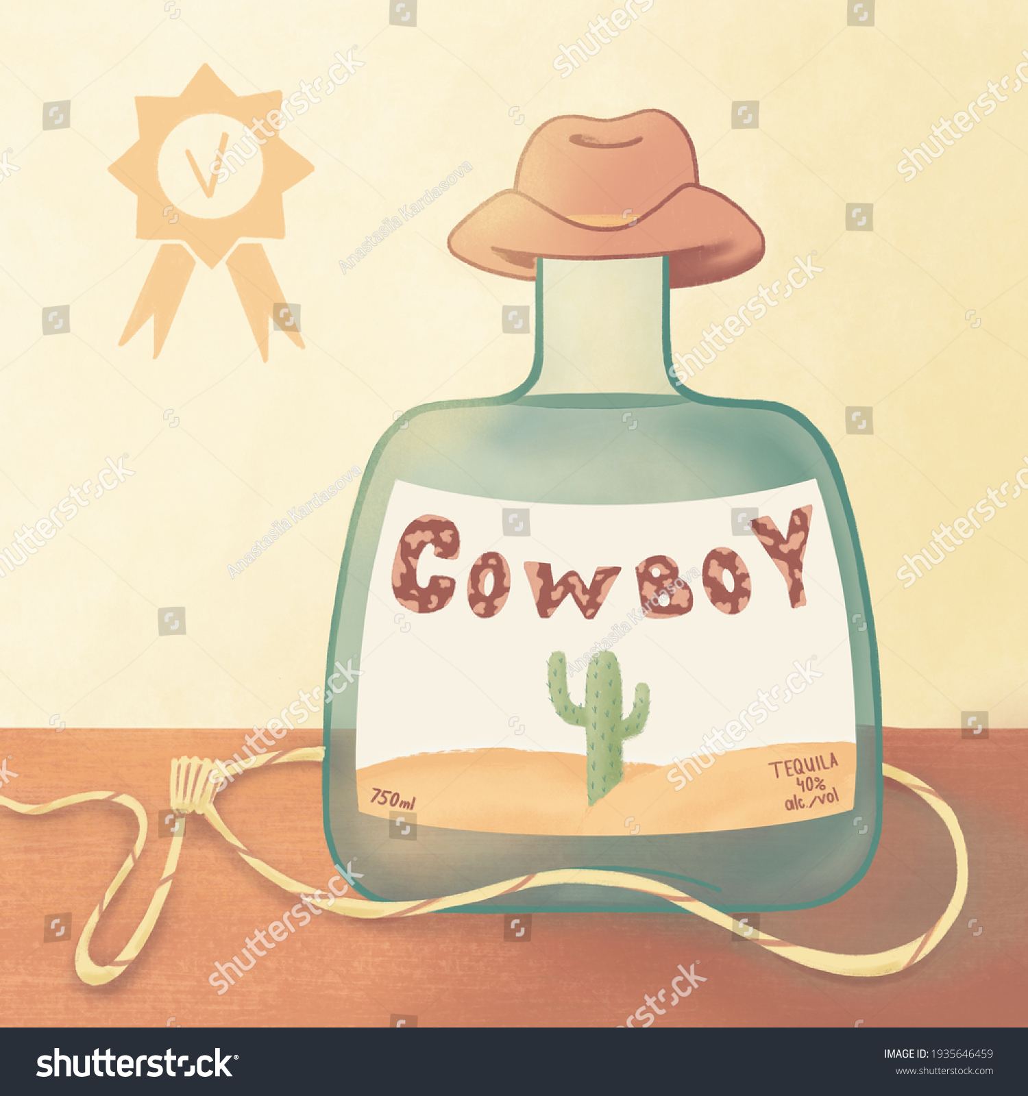 Detail Tequila Cowboy Hat Bottle Nomer 14