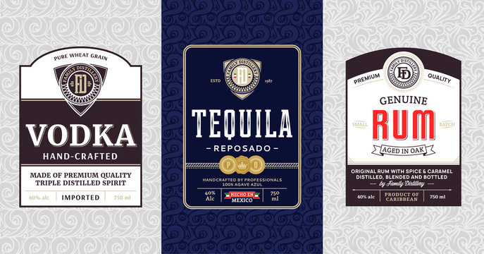 Detail Tequila Label Template Nomer 12