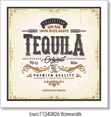 Detail Tequila Label Template Nomer 14