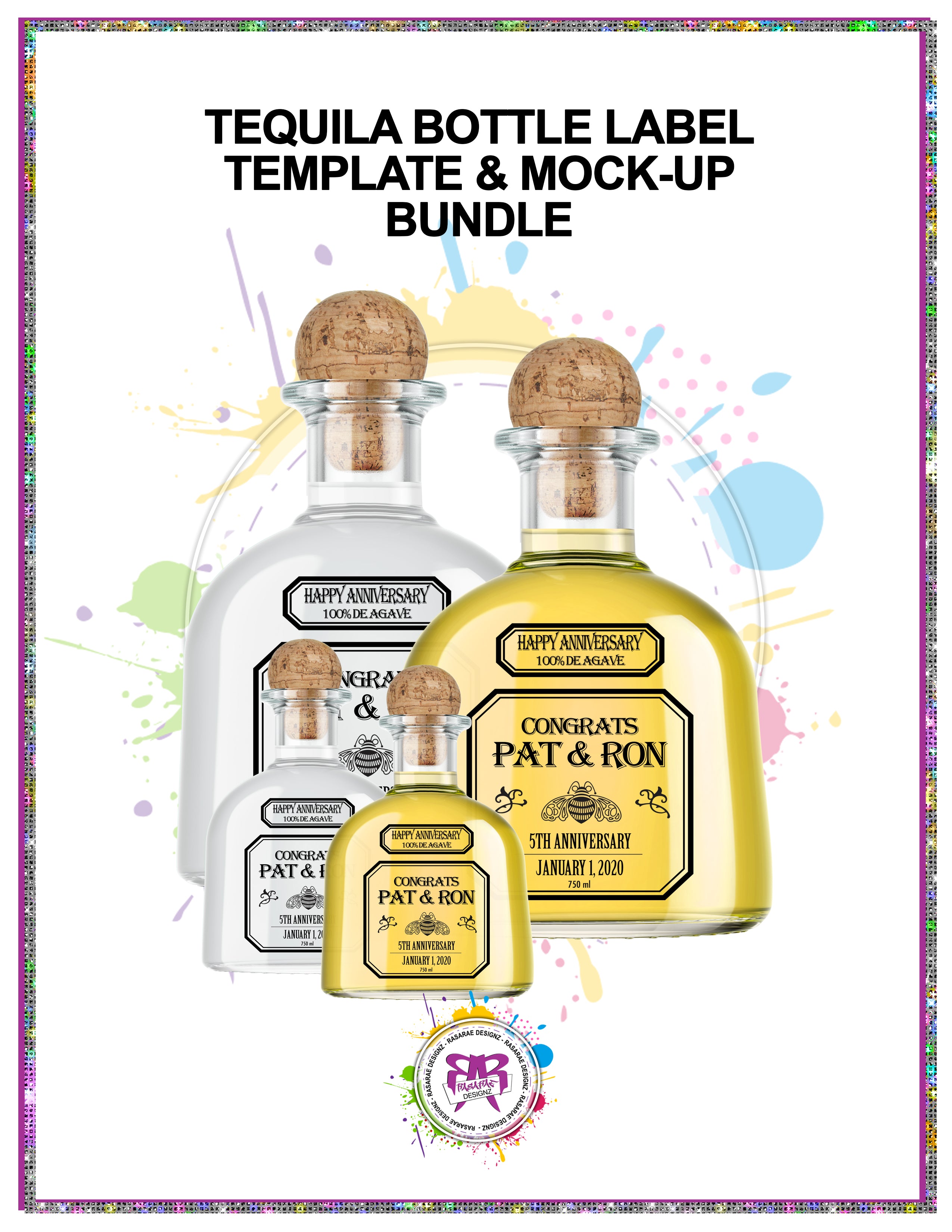 Detail Tequila Label Template Nomer 29