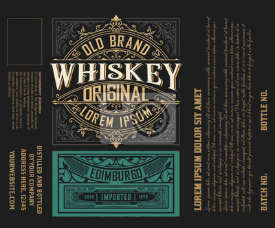 Detail Tequila Label Template Nomer 35