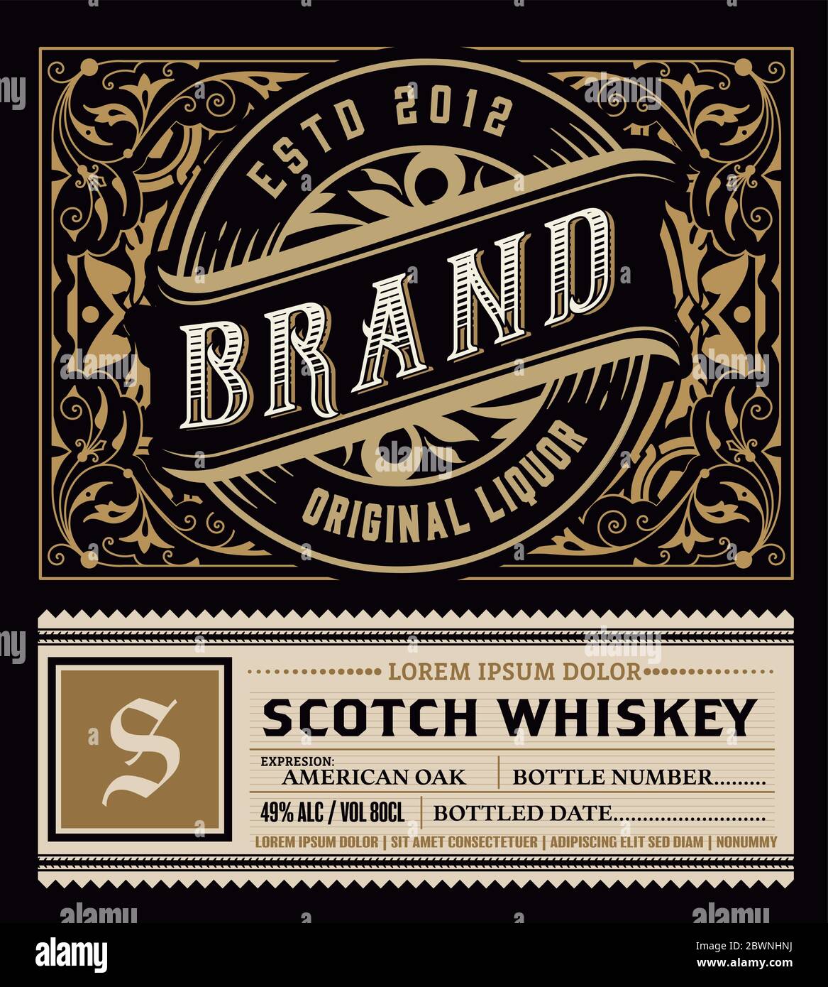 Detail Tequila Label Template Nomer 55