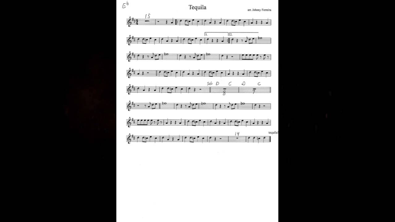 Detail Tequila Saxophone Notes Nomer 17