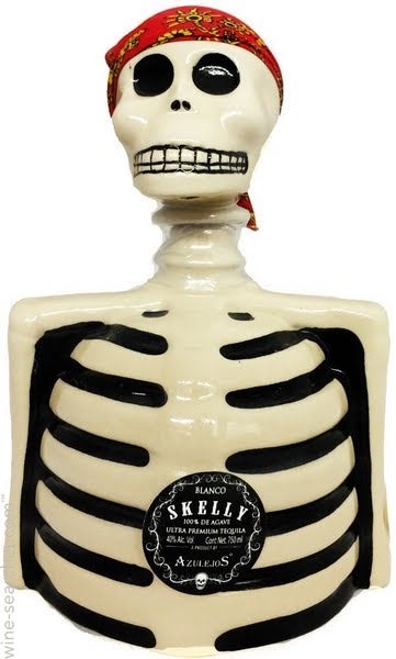 Detail Tequila Skeleton Bottle Nomer 2