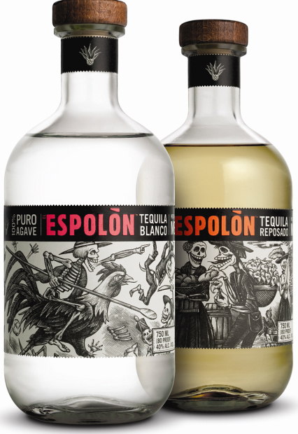 Detail Tequila With Skeleton On Bottle Nomer 33