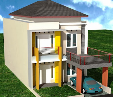 Detail Teras Rumah Lantai 2 Nomer 19