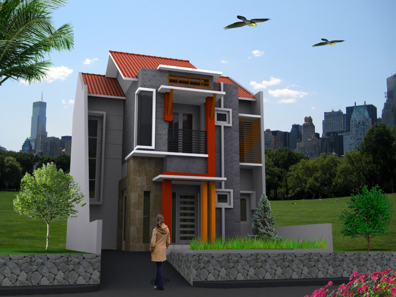 Detail Teras Rumah Lantai 2 Nomer 39