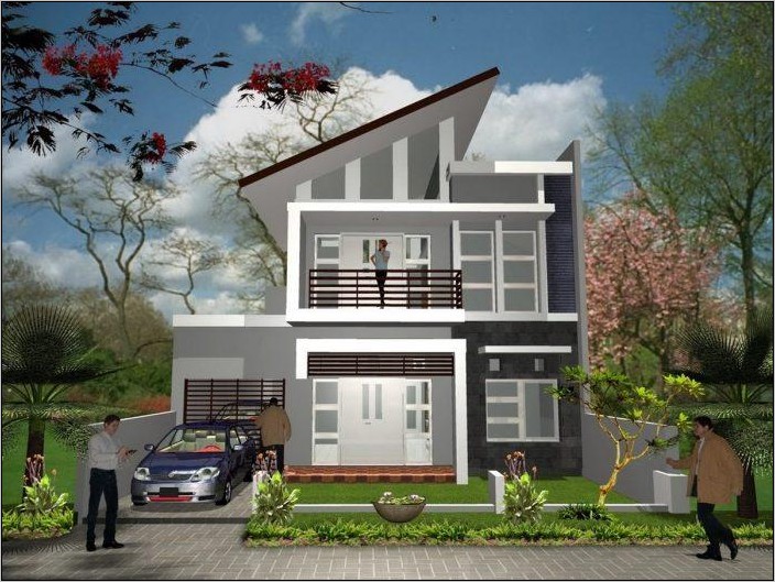 Detail Teras Rumah Lantai 2 Nomer 48