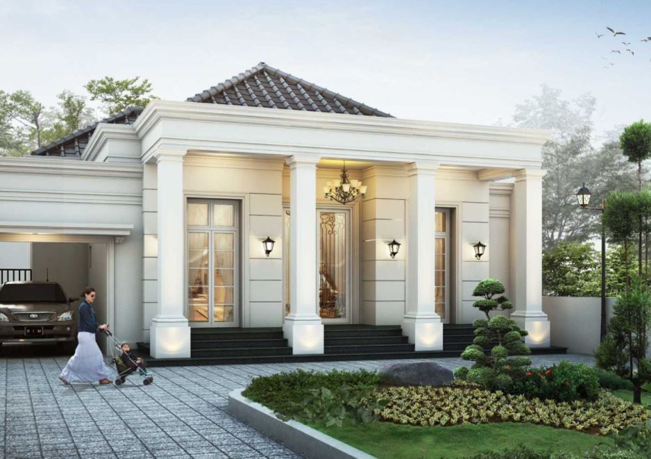 Detail Teras Rumah Tinggi Nomer 12