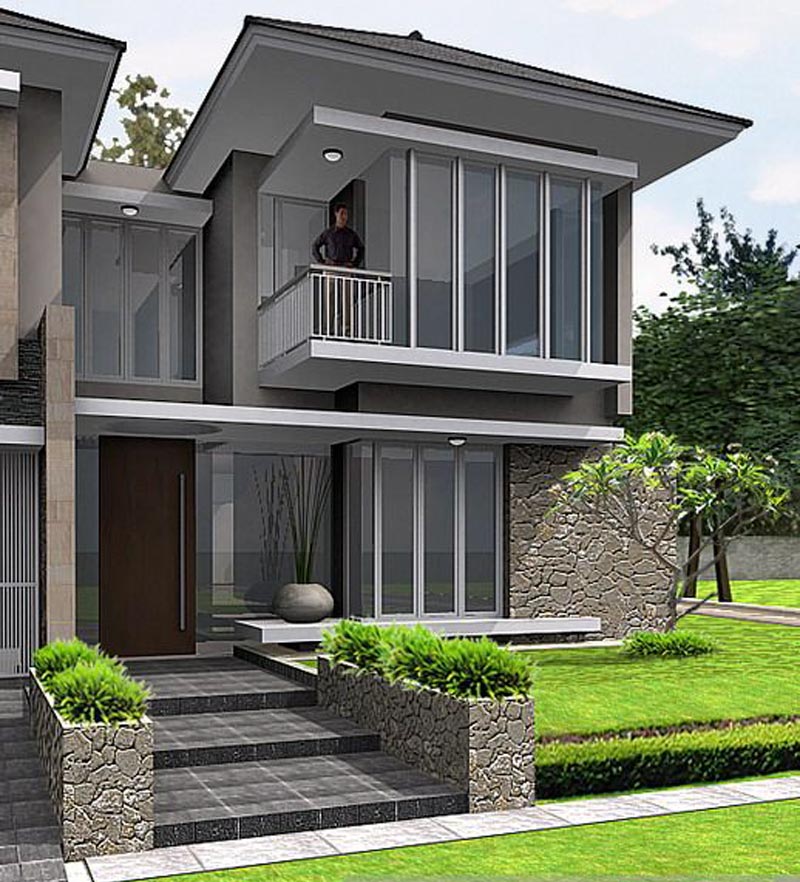 Detail Teras Rumah Tingkat Nomer 10