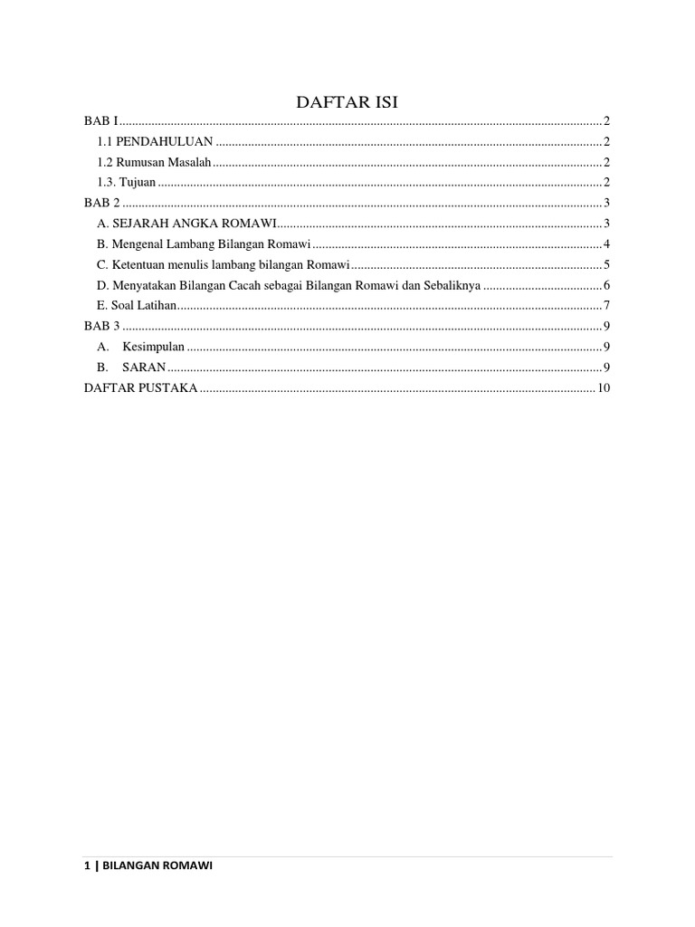 Detail Terjemahan Angka Romawi Nomer 44