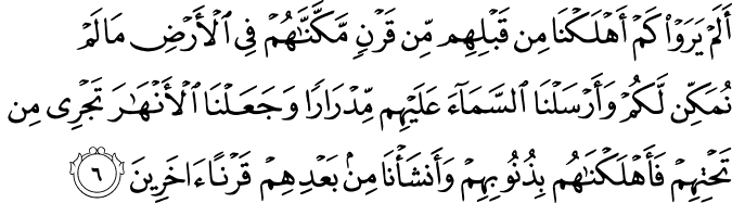 Detail Terjemahan Surat Al An Am Nomer 40