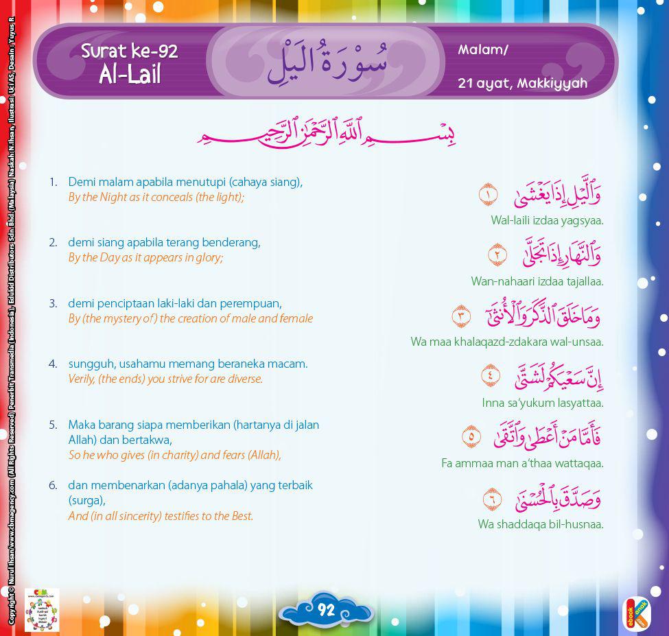 Detail Terjemahan Surat Al Lail Nomer 3