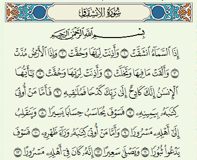 Detail Terjemahan Surat Al Lail Nomer 54