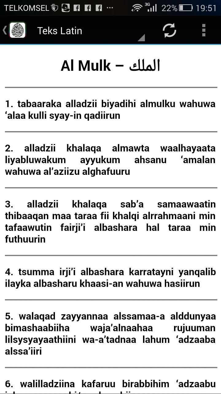 Detail Terjemahan Surat Al Mulk Ayat 1 30 Nomer 8
