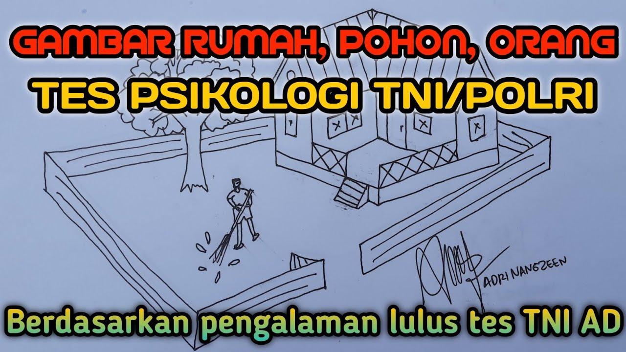 Detail Tes Gambar Orang Dan Pohon Nomer 52