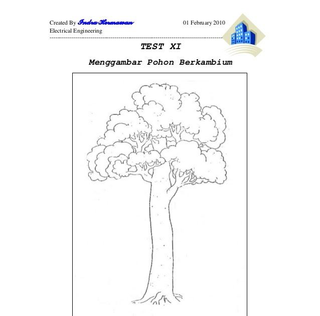 Detail Tes Menggambar Pohon Nomer 12