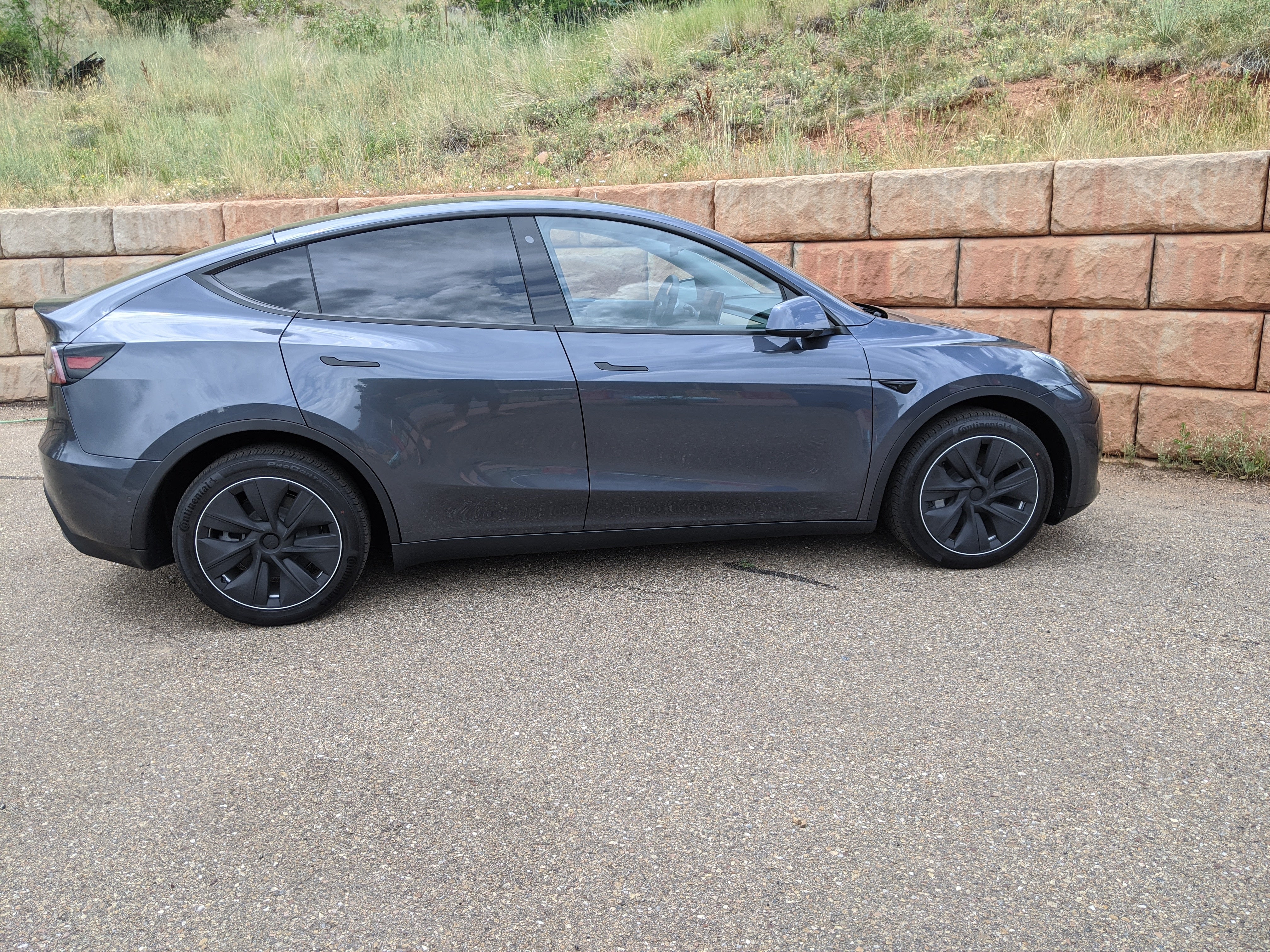 Detail Tesla Gemini Wheels Painted Black Nomer 2