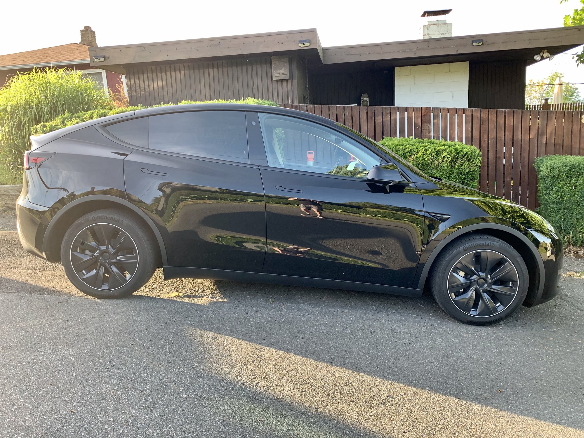 Detail Tesla Gemini Wheels Painted Black Nomer 5