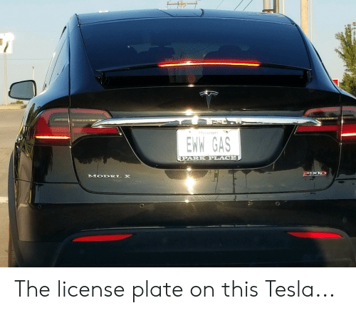 Detail Tesla License Plate Meme Nomer 23