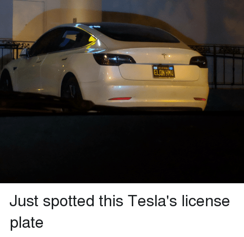 Detail Tesla License Plate Meme Nomer 32