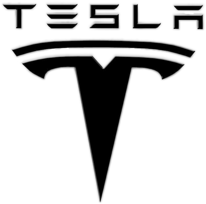 Detail Tesla Logo Black Nomer 36