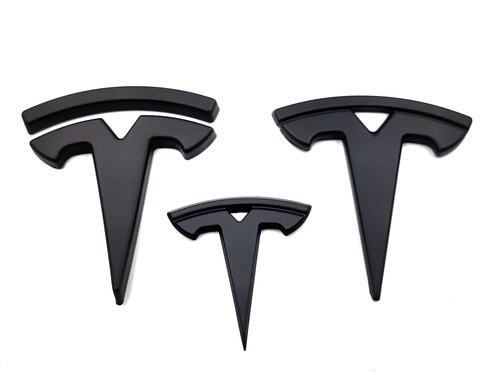 Detail Tesla Logo Black Nomer 39