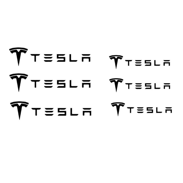Detail Tesla Logo Black Nomer 48