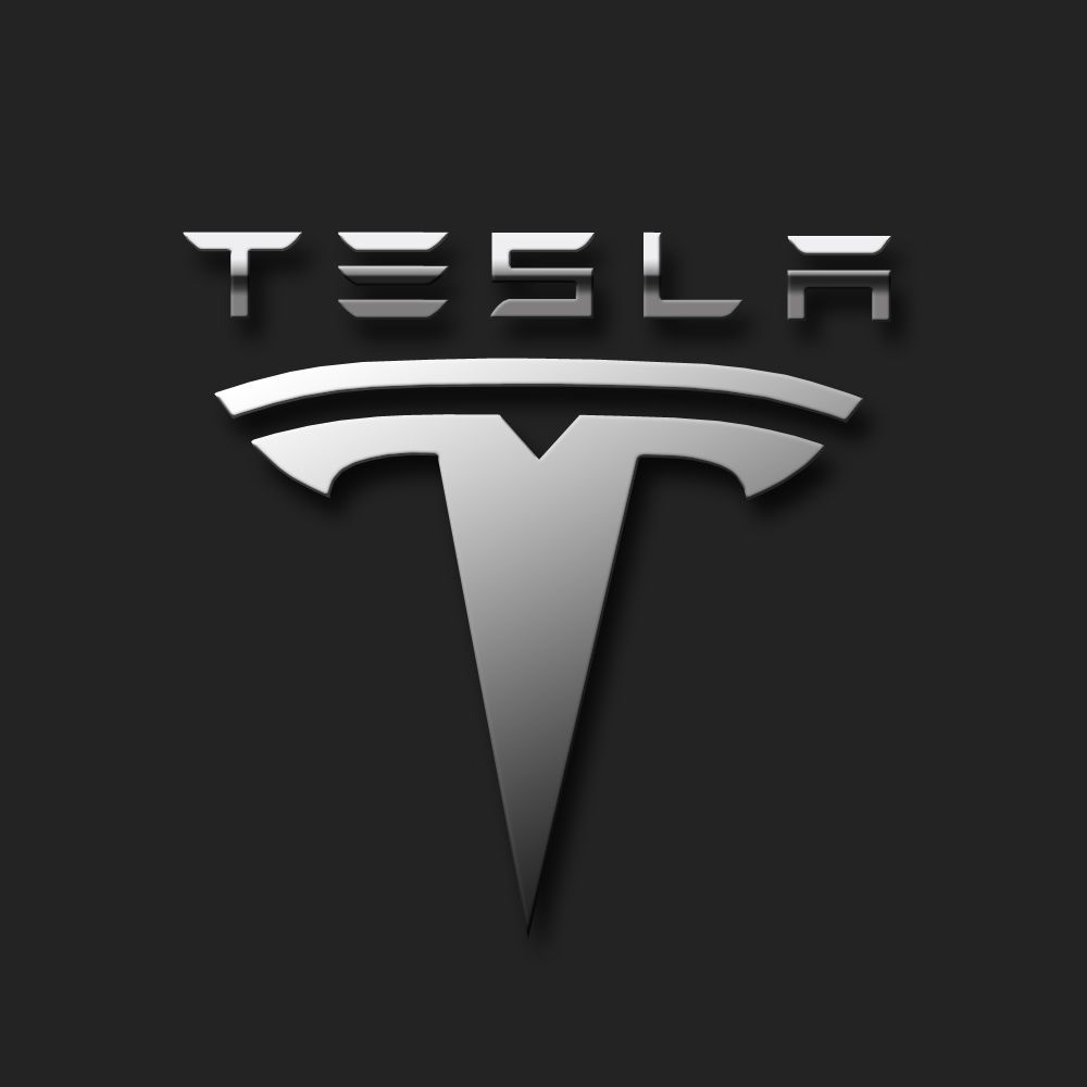 Detail Tesla Logo Black Nomer 6