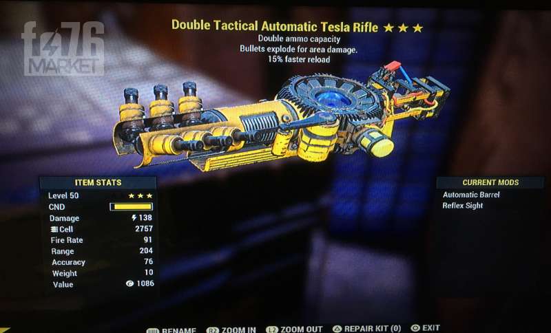 Detail Tesla Rifle Fallout 76 Nomer 51