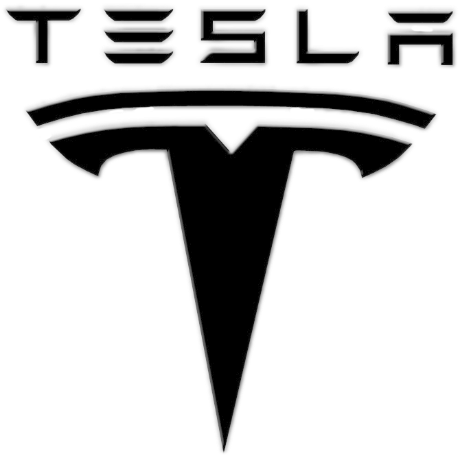 Detail Tesla White Logo Nomer 23