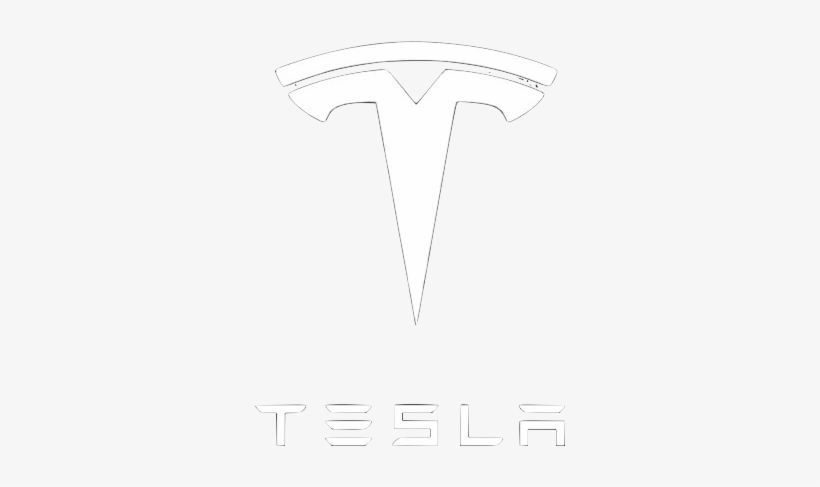 Detail Tesla White Logo Nomer 3