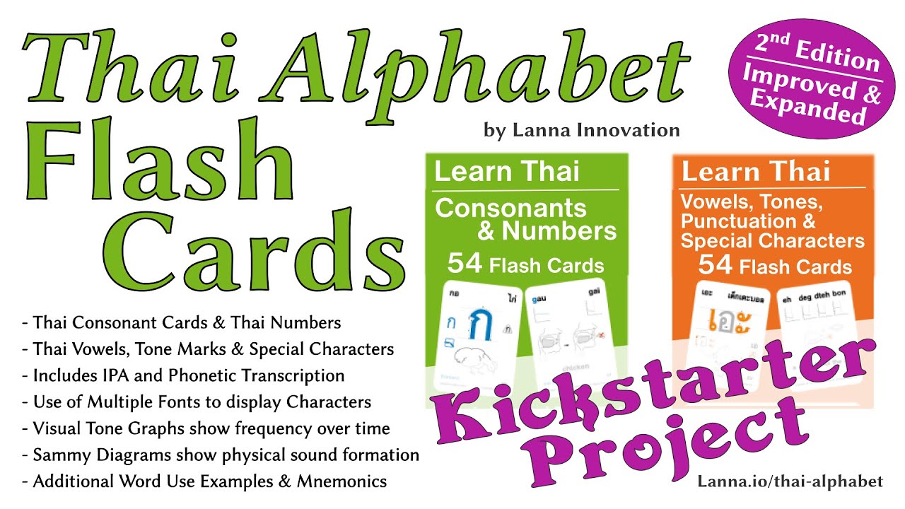 Detail Thai Alphabet Flash Cards Nomer 43