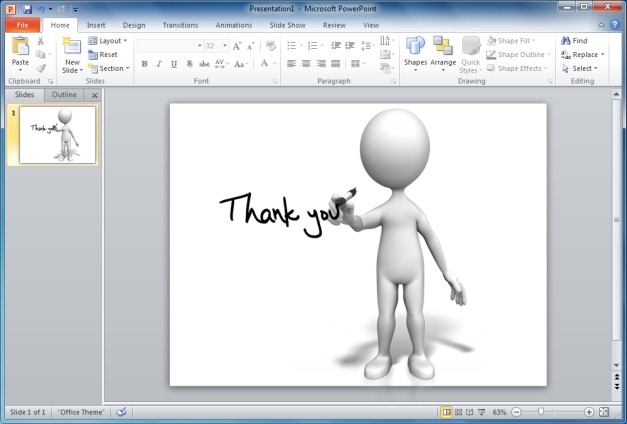 Detail Thank You Animation For Ppt Nomer 10