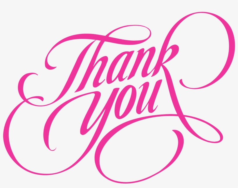 Detail Thank You Calligraphy Png Nomer 13